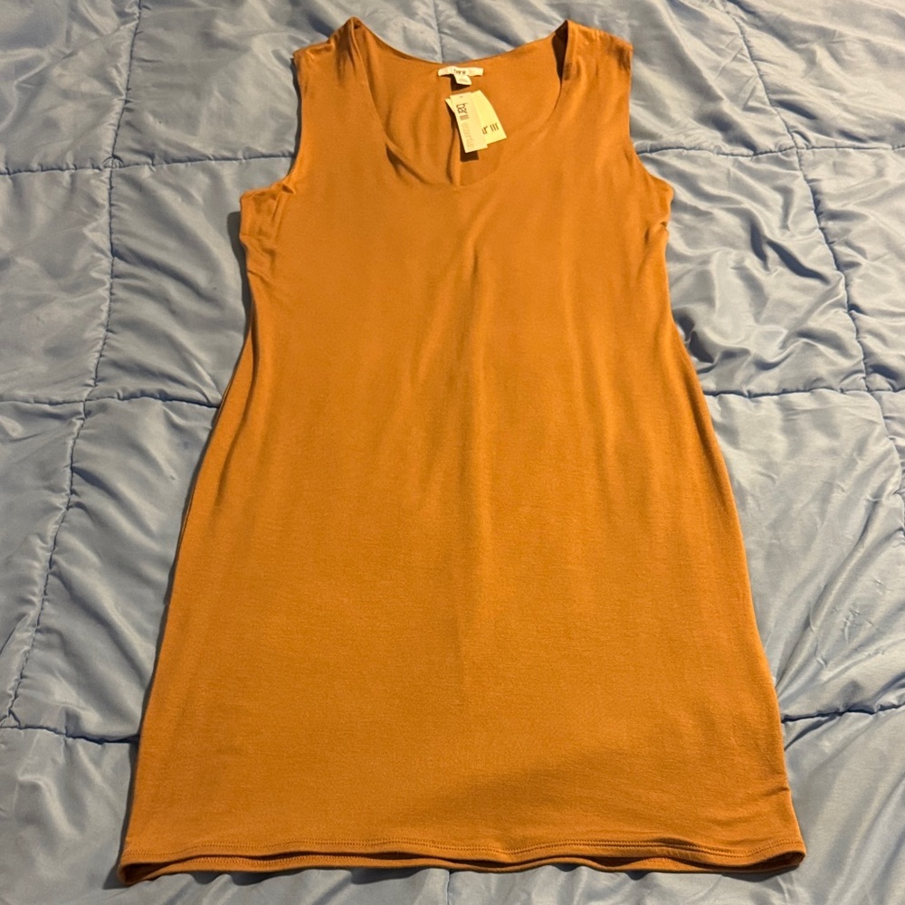 Bar III Women's Sleeveless Brown Tank Top
